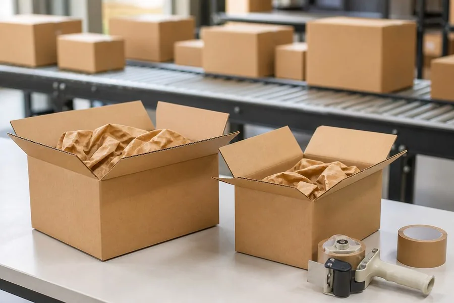 Boxes used for E-commerce & 3PL