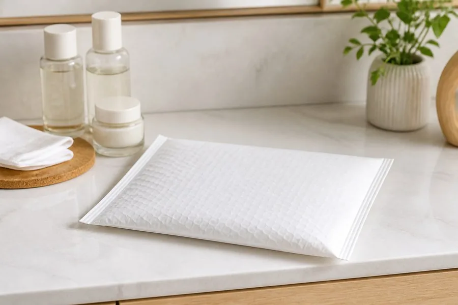 Bubble Mailer used for Cosmetics & Skincare