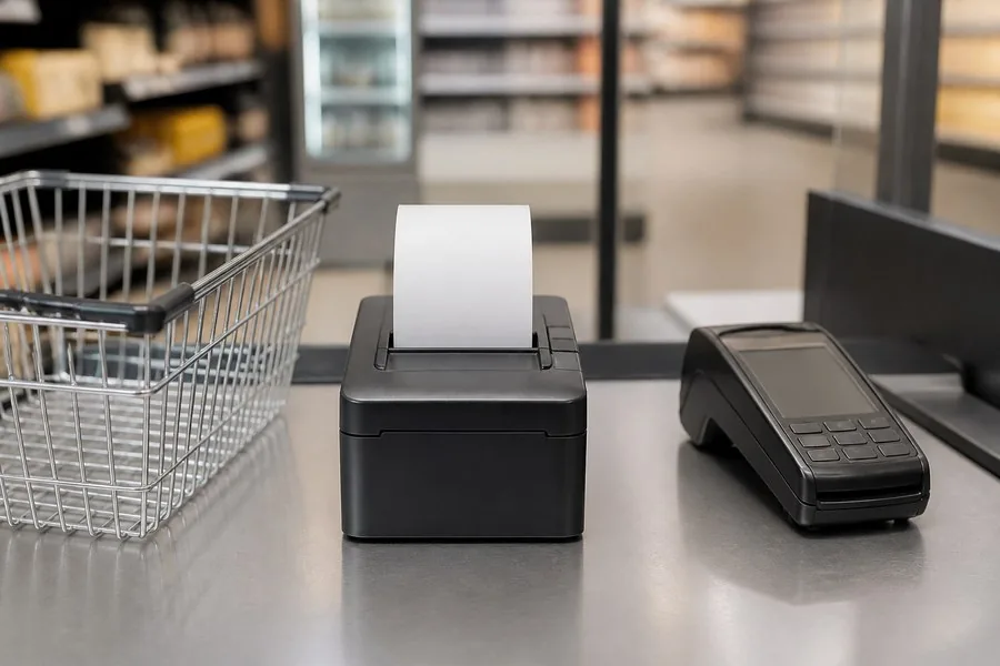 Receipt Paper Roll used for Retail Checkout