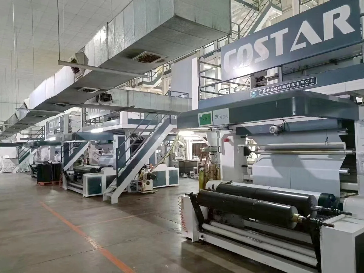 Film laminating and coating line