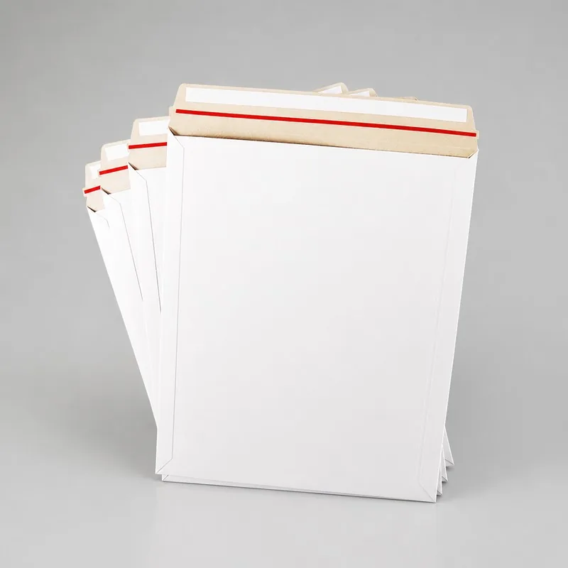 White Cardboard Envelope