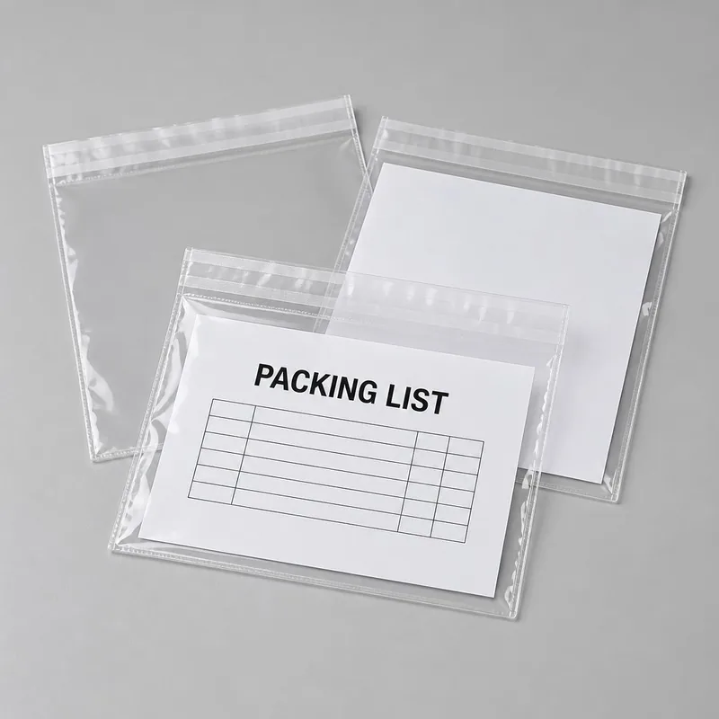 Clear Packing List Envelopes