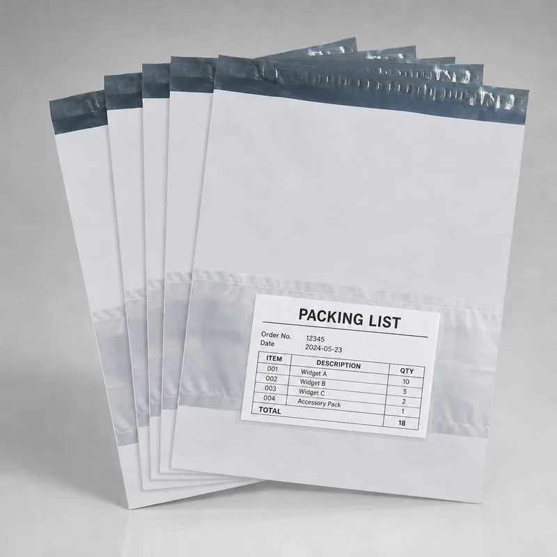 Poly Mailer with Pocket